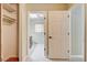 Bright bathroom featuring a tiled floor, dual vanity, and an enclosed glass shower at 2851 S Valley View Blvd # 1039, Las Vegas, NV 89102