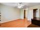 Bedroom featuring hardwood flooring, neutral paint, and natural light at 2851 S Valley View Blvd # 1039, Las Vegas, NV 89102