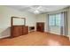 Bedroom featuring hardwood flooring, neutral paint, and natural light at 2851 S Valley View Blvd # 1039, Las Vegas, NV 89102