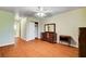 Bedroom featuring hardwood flooring, neutral paint, and natural light at 2851 S Valley View Blvd # 1039, Las Vegas, NV 89102
