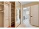 Walk in closet with shelving and mirror doors at 2851 S Valley View Blvd # 1039, Las Vegas, NV 89102