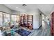 Inviting community library featuring a cozy seating area, bookshelves, and ample natural light at 2851 S Valley View Blvd # 1039, Las Vegas, NV 89102