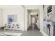 Bright hallway with modern decor, showcasing a clean and welcoming interior design at 344 Tigullio Ave, Henderson, NV 89011