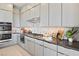 Modern kitchen featuring stainless steel appliances and lots of counter space at 344 Tigullio Ave, Henderson, NV 89011