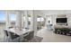 Spacious dining and living area with access to outdoor views at 344 Tigullio Ave, Henderson, NV 89011