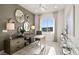 Bright office featuring designer lighting, neutral walls and great views at 344 Tigullio Ave, Henderson, NV 89011