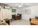 Office with a large desk, storage shelves, and natural light from a window at 4201 Sunrise Ave, Las Vegas, NV 89110