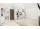Well-lit studio apartment layout with a kitchenette, bathroom, and living area at 4201 Sunrise Ave, Las Vegas, NV 89110