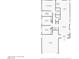 Detailed floorplan showcasing the layout of the house with its living spaces and bedrooms at 4856 Fiesta Lakes St, Las Vegas, NV 89130