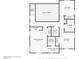 Second-floor plan featuring bedrooms, bathrooms, laundry room, and primary bedroom with large closet space at 5674 Moccasin Point St, Las Vegas, NV 89148