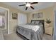 Standard bedroom with carpet, standard bed, and closet at 6187 Novelty St, Las Vegas, NV 89148