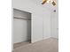 Bedroom closet with sliding doors at 664 Peachy Canyon Cir # 103, Las Vegas, NV 89144