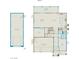 Floor plan showcasing the first floor layout of the home with RV and 3-car garages at 7118 Painted Skyline St, Las Vegas, NV 89118