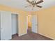 Bedroom featuring a closet, neutral paint, and view into the hallway at 8448 Quarentina Ave, Las Vegas, NV 89149