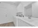 Laundry room includes a sink, cabinet space, and a washer and dryer at 9500 Catalina Cove Cir, Las Vegas, NV 89147