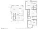 Floor plan of the first and second floor of the house at 9709 Fast Elk St, Las Vegas, NV 89143
