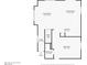 Floor plan of the first floor of the house at 9709 Fast Elk St, Las Vegas, NV 89143