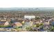 An aerial view of the property showing the home's location and neighborhood at 1239 N Hollywood Blvd, Las Vegas, NV 89110