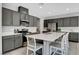 Modern kitchen with stainless steel appliances and lots of cabinet space at 15 Santo Mio Ct, Henderson, NV 89011