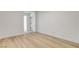 Hallway with light wood flooring at 1641 K St, Las Vegas, NV 89106