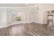 Large living room boasts a bright bay window and crown moulding throughout at 1804 Michael Ct, Henderson, NV 89014