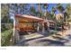 Relaxing cabana with comfortable seating, offering shade and privacy by the pool at 220 E Flamingo Rd # 317, Las Vegas, NV 89169