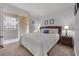 Bright bedroom with balcony, offering a serene retreat with access to outdoor views and fresh air at 270 E Flamingo Rd # 106, Las Vegas, NV 89169