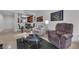 Comfortable living room features a modern design with plush seating and tasteful decor at 270 E Flamingo Rd # 106, Las Vegas, NV 89169
