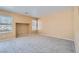 Neutral living room features carpet, ceiling fan, and windows with blinds at 3141 Diamond Crest Ln, Henderson, NV 89052