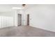 Bright bedroom with closet, carpet, skylight and adjacent bathroom and interesting glass block window at 3463 Haverford Ave, Las Vegas, NV 89121