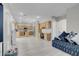 Open floorplan showcasing the living room that flows into the kitchen and dinette area at 5228 Giallo Vista Ct, North Las Vegas, NV 89031