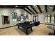 Game room featuring a pool table, stylish decor, and comfortable seating areas for residents at 5528 Eleganza Ave, Pahrump, NV 89061