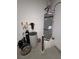 Basement featuring a water softener, water heater, and filtration system for clean and efficient water supply at 5528 Eleganza Ave, Pahrump, NV 89061