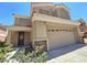 Charming home with a tidy yard, stone accents, and a welcoming entrance at 6638 Babys Tear Pl, Las Vegas, NV 89148