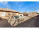 Spacious backyard featuring a shed for additional storage space at 6781 Southgate St, Pahrump, NV 89061