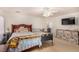 Spacious bedroom with ensuite bathroom access and large windows at 6781 Southgate St, Pahrump, NV 89061