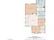 Detailed floor plan showcasing bedrooms, bathrooms, and the layout of the two-story home at 8048 Skye Bridge St, Las Vegas, NV 89166