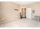 Neutral bedroom ready for your personal touch, featuring carpet and closet at 9330 W Maule Ave # 138, Las Vegas, NV 89148
