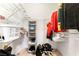 Walk-in closet with practical shelving and hanging space for efficient storage at 9330 W Maule Ave # 138, Las Vegas, NV 89148