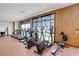 Modern gym with state-of-the-art cardio equipment and natural light for an invigorating workout at 9617 Sard Ln, Las Vegas, NV 89143
