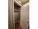 Empty closet with a shelf and rod providing storage for clothing and other items at 10231 Deerfield Beach Ave # 104, Las Vegas, NV 89129