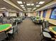 Spacious game room at the community center featuring tables for card and board games at 10305 Snyder Ave, Las Vegas, NV 89134