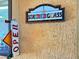 Charming stained glass sign, enhancing the welcoming ambiance of this well-maintained community at 10305 Snyder Ave, Las Vegas, NV 89134