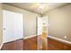Bedroom features hardwood floors, and closet at 11894 Snow Bank St, Las Vegas, NV 89183