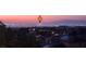 Panoramic Vegas skyline view at dusk featuring The Sphere from a hillside residential neighborhood at 16 Mallard Creek Trl, Henderson, NV 89052