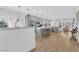 Bright open kitchen boasts a center island with seating and stainless steel appliances at 2279 Keego Harbor St, Henderson, NV 89052