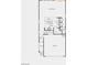 Layout of the first floor featuring a kitchen, great room, powder room, and two-car garage at 3871 Riley Rose Ave, Las Vegas, NV 89139