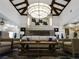 Comfortable lounge area with a fireplace and stylish decor, and comfortable seating at 437 Via Stretto Ave, Henderson, NV 89011