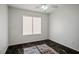 Bedroom with a ceiling fan and tile floor at 4529 Gracemont Ave, Las Vegas, NV 89139