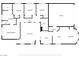 Detailed floor plan illustrating the layout of the home including bedrooms, bathrooms, and living areas at 4529 Gracemont Ave, Las Vegas, NV 89139